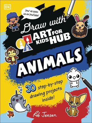 cover image of Draw with Art for Kids Hub Animals